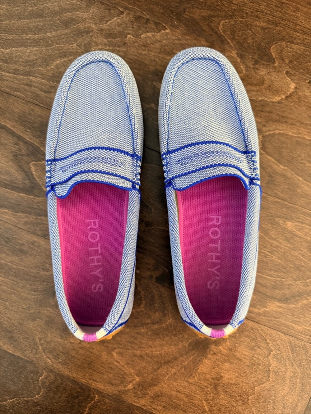 Rothy’s Driver Original Blue Women’s Loafer Sz 8.5 - Picture 2 of 7